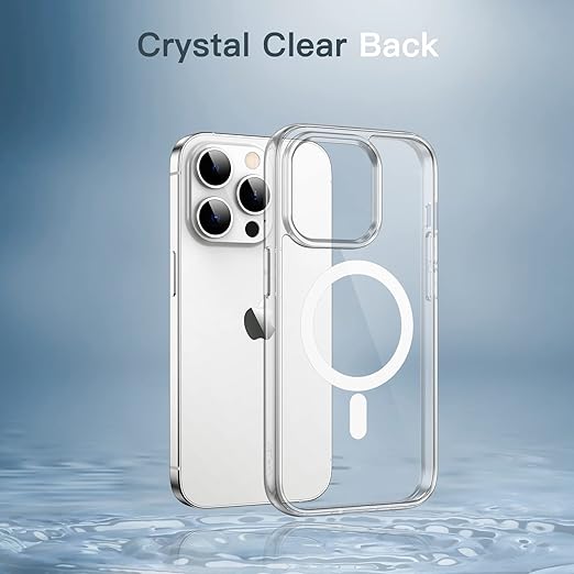 Clear Magnetic Case Compatible with MagSafe for iPhone 14, iPhone 14 Pro, iPhone 14 Pro Max, iPhone 14 Plus Clear Magnetic Case Compatible with MagSafe for iPhone 14, iPhone 14 Pro, iPhone 14 Pro Max, iPhone 14 Plus